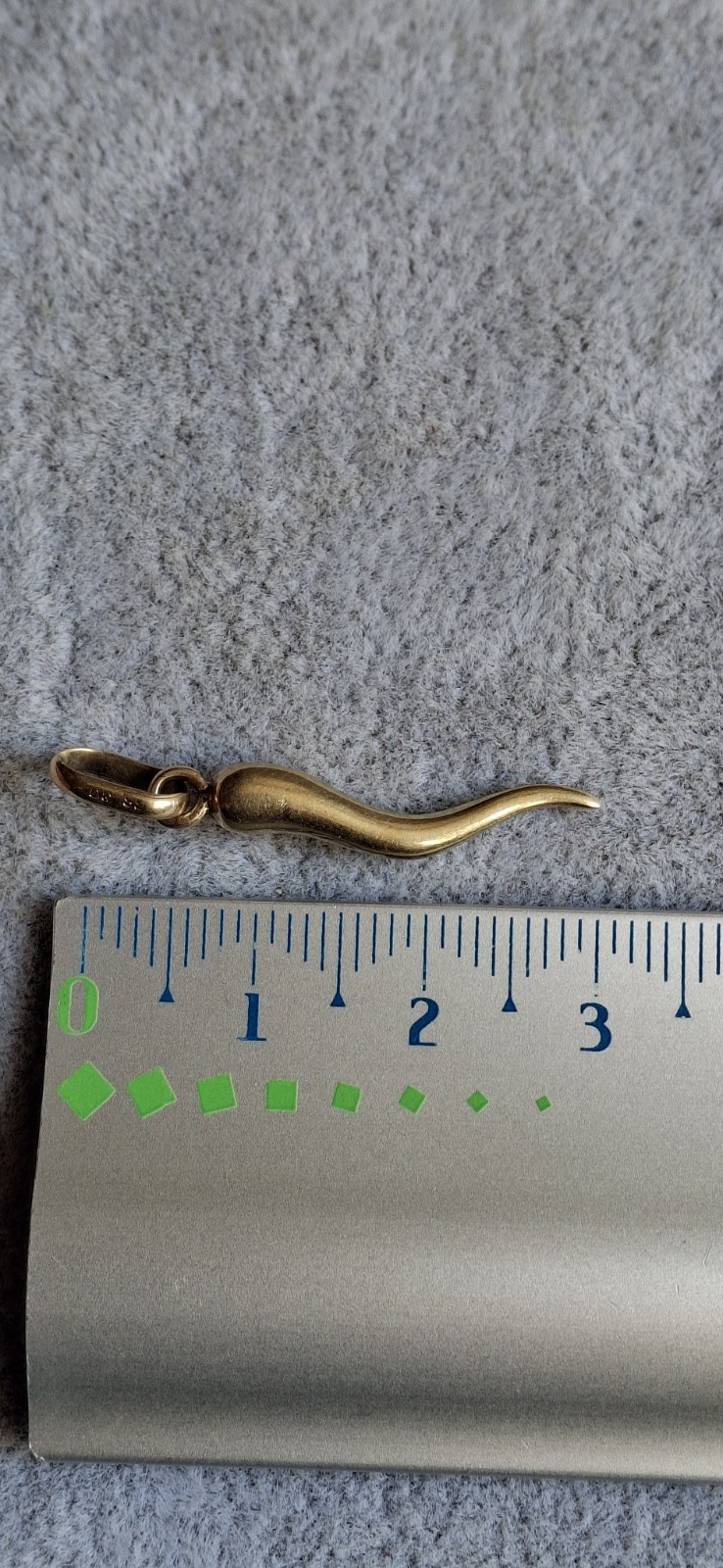 9ct Gold Horn Of Plenty Pendant Charm