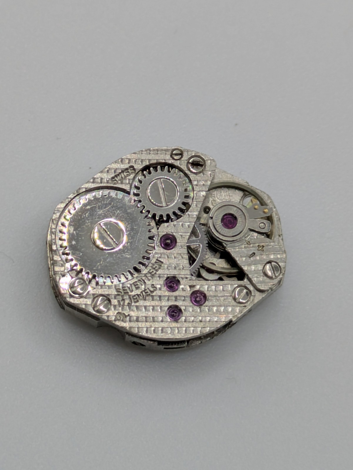 Regency FHF ST 69-21 Manual Wind Watch Movement 17 Jewels Vintage Swiss Untested