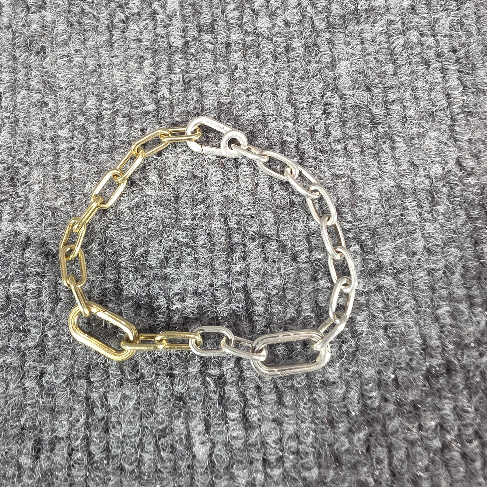Authentic Gold + Silver PANDORA ME Link Chain Bracelet 563689C00