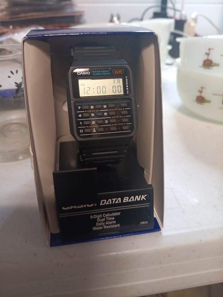 Casio Quartz CA-53W-1CR Calculator Digital Vintage Men’s Watch