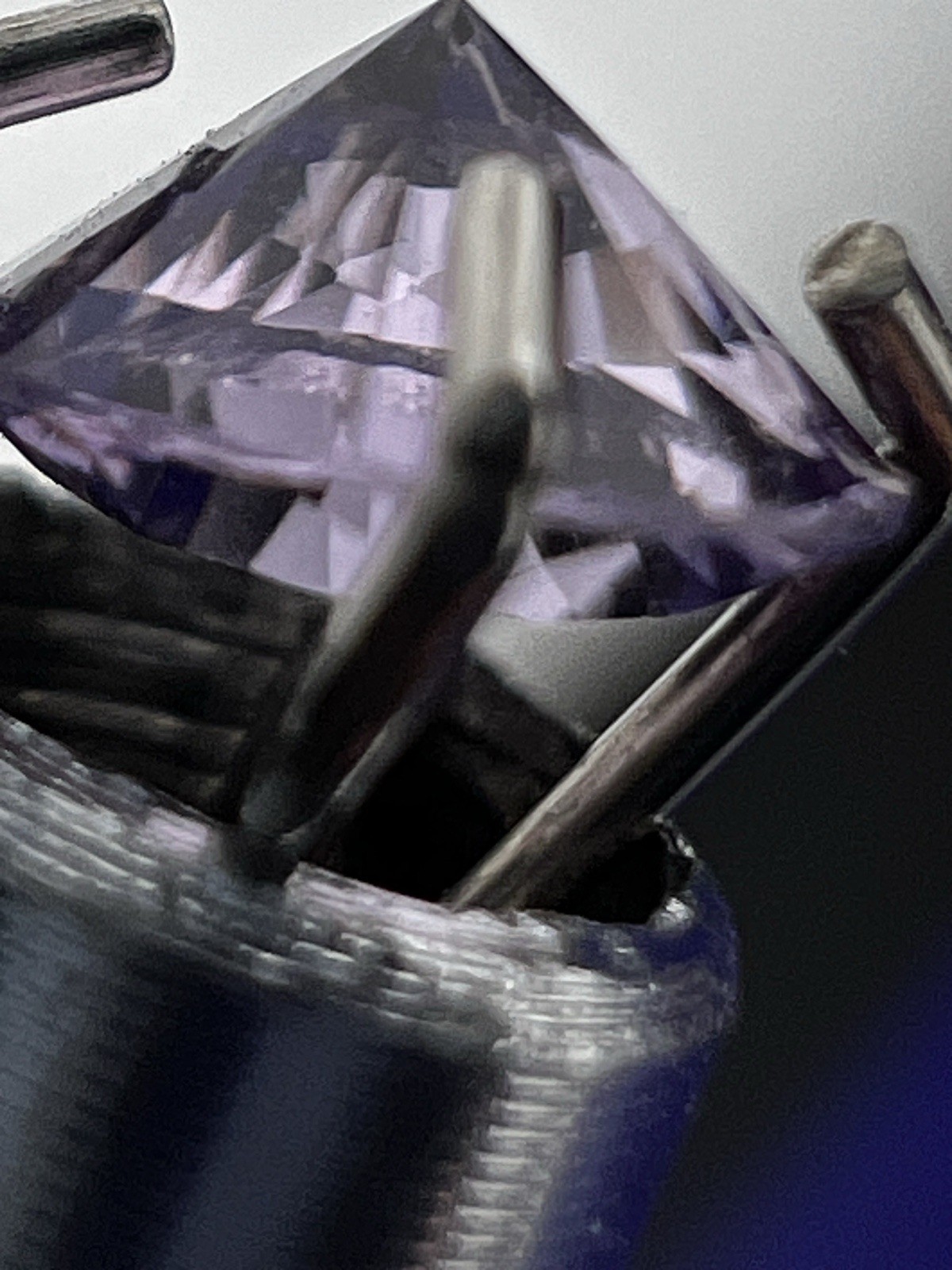 Natural Untreated Brazilian Amethyst Faceted Gemstone Round 4.5mm 0.23 cts