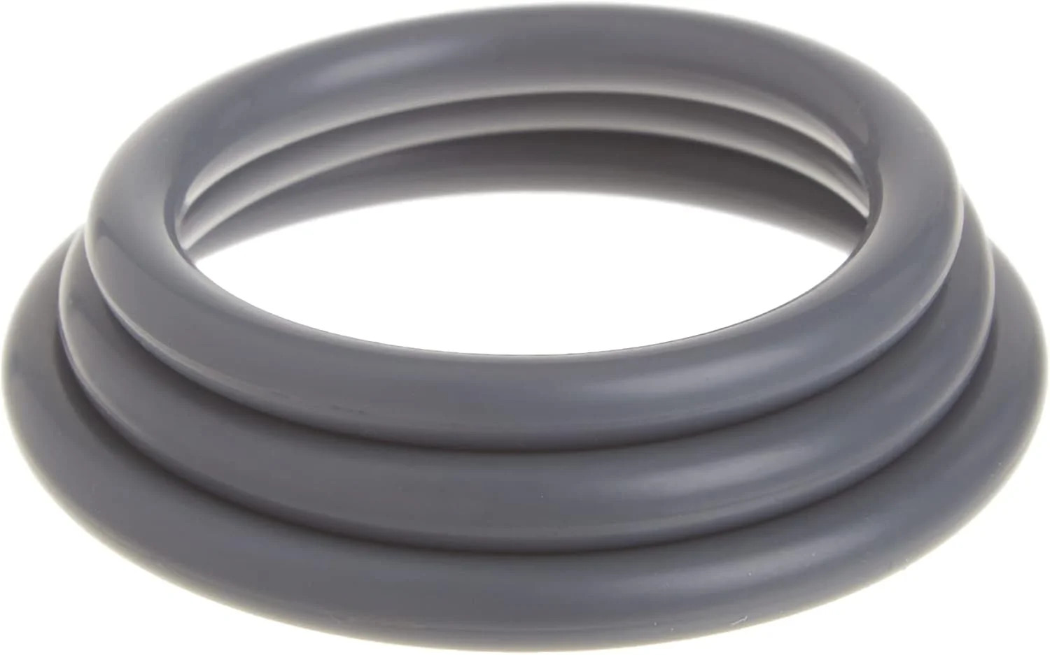 Doc Johnson OptiMALE – Thin 3 C-Ring Set – Stretchy Silicone – Slate