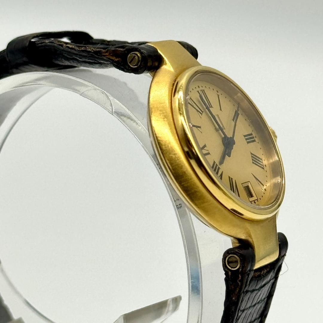 Dunhill Millennium Date Watch Gold Dial Working