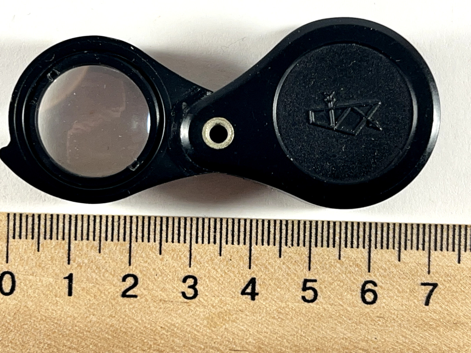 Retro Soviet 7x loupe magnifier (analog Carl Zeiss) from the USSR VINTAGE (2)
