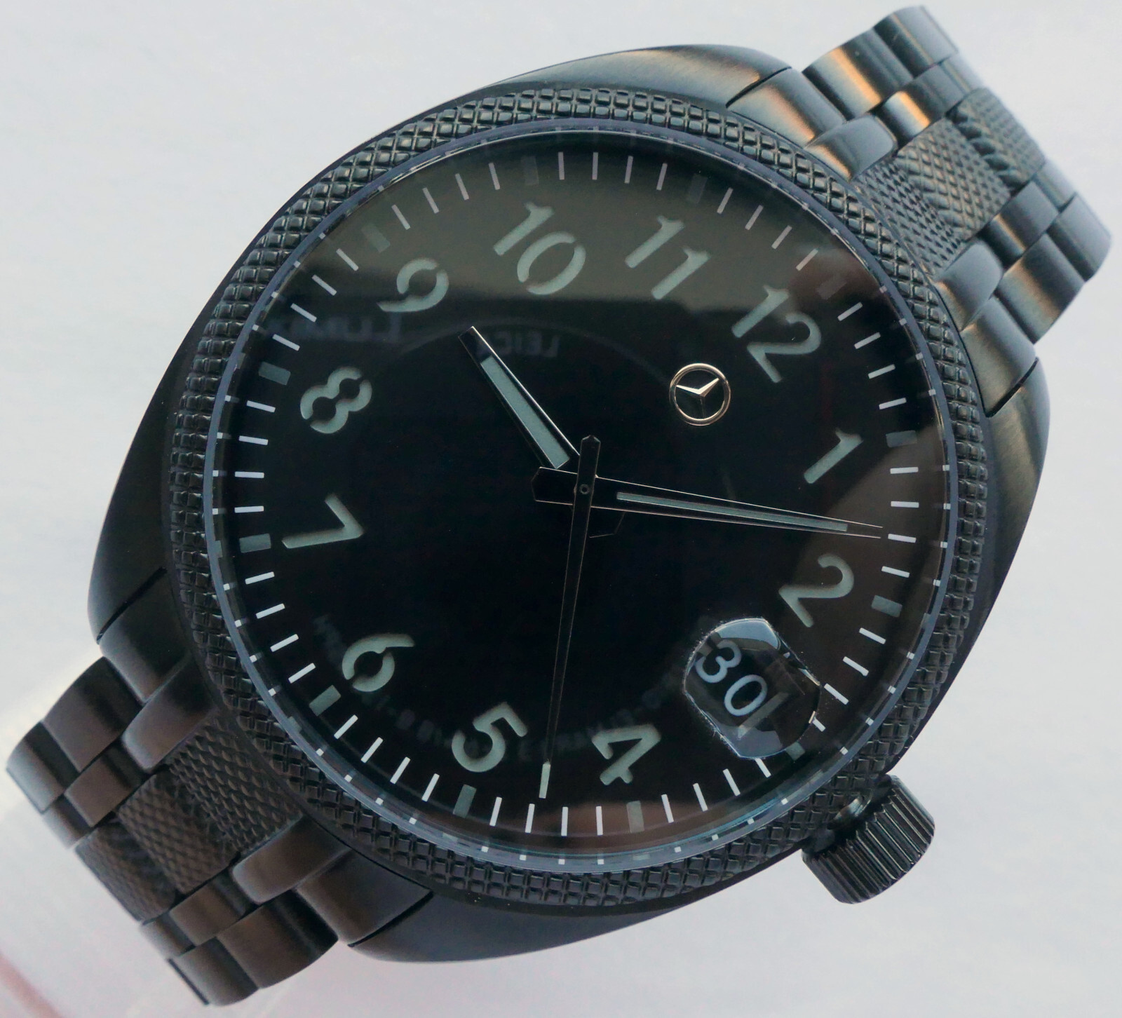 Mercedes Benz Classic AMG Motorsport Racing Black Design Car Accessory Watch