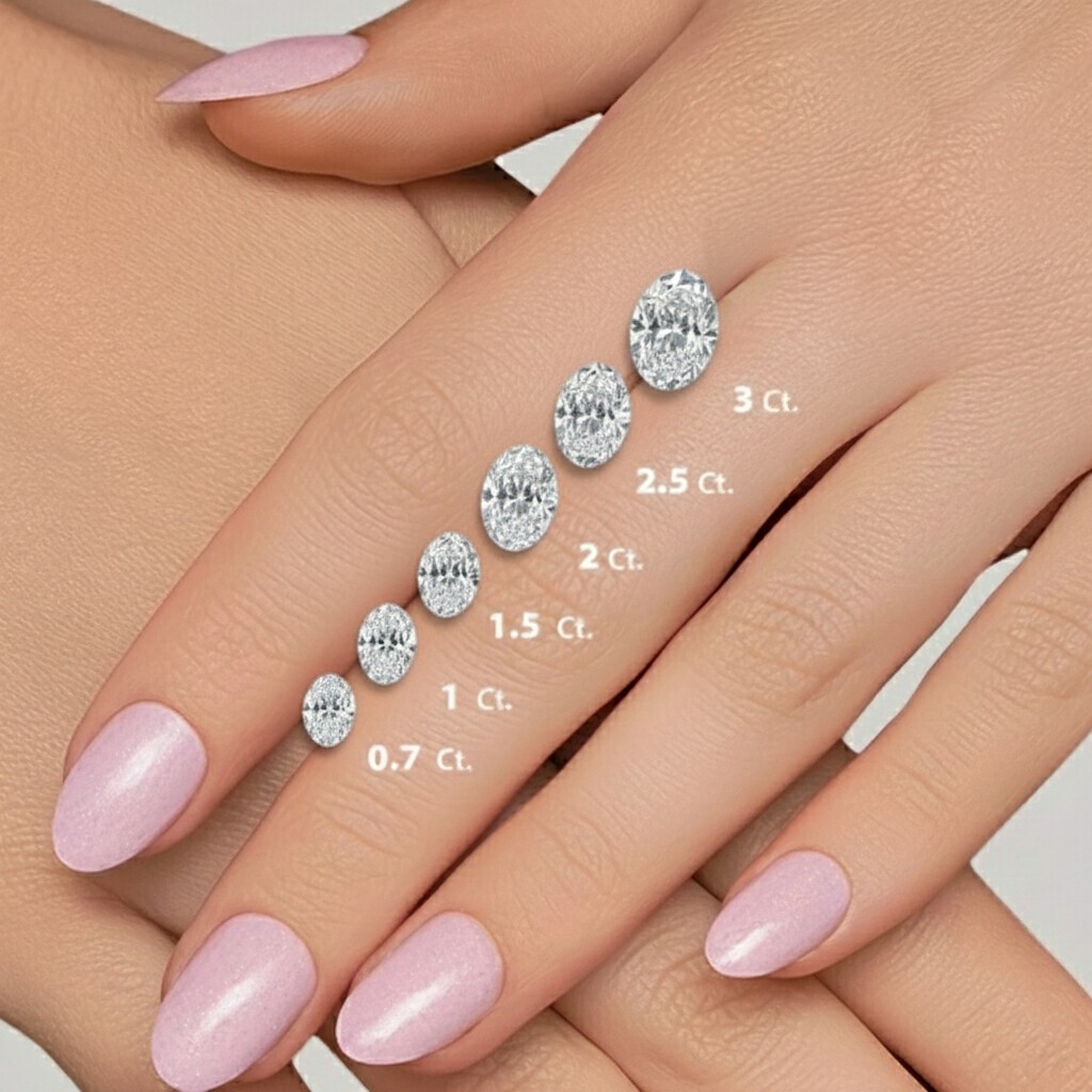 2 Ct Oval Lab Created Moissanite Earrings 18k White Gold Vermeil Screw