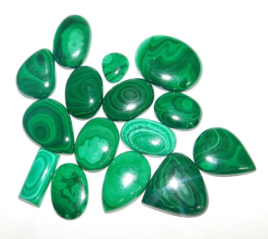 Natural Malachite Handmade Loose Gemstone Lot Malchite Stone Lot Wholesale Lot