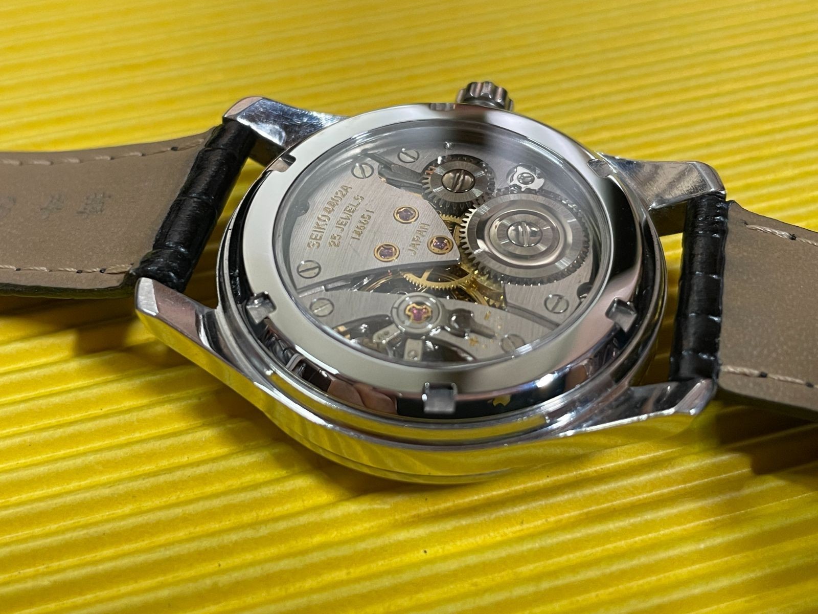Seiko King Seiko 44KS Sapphire See-Through Case Back SUS316L From Japan