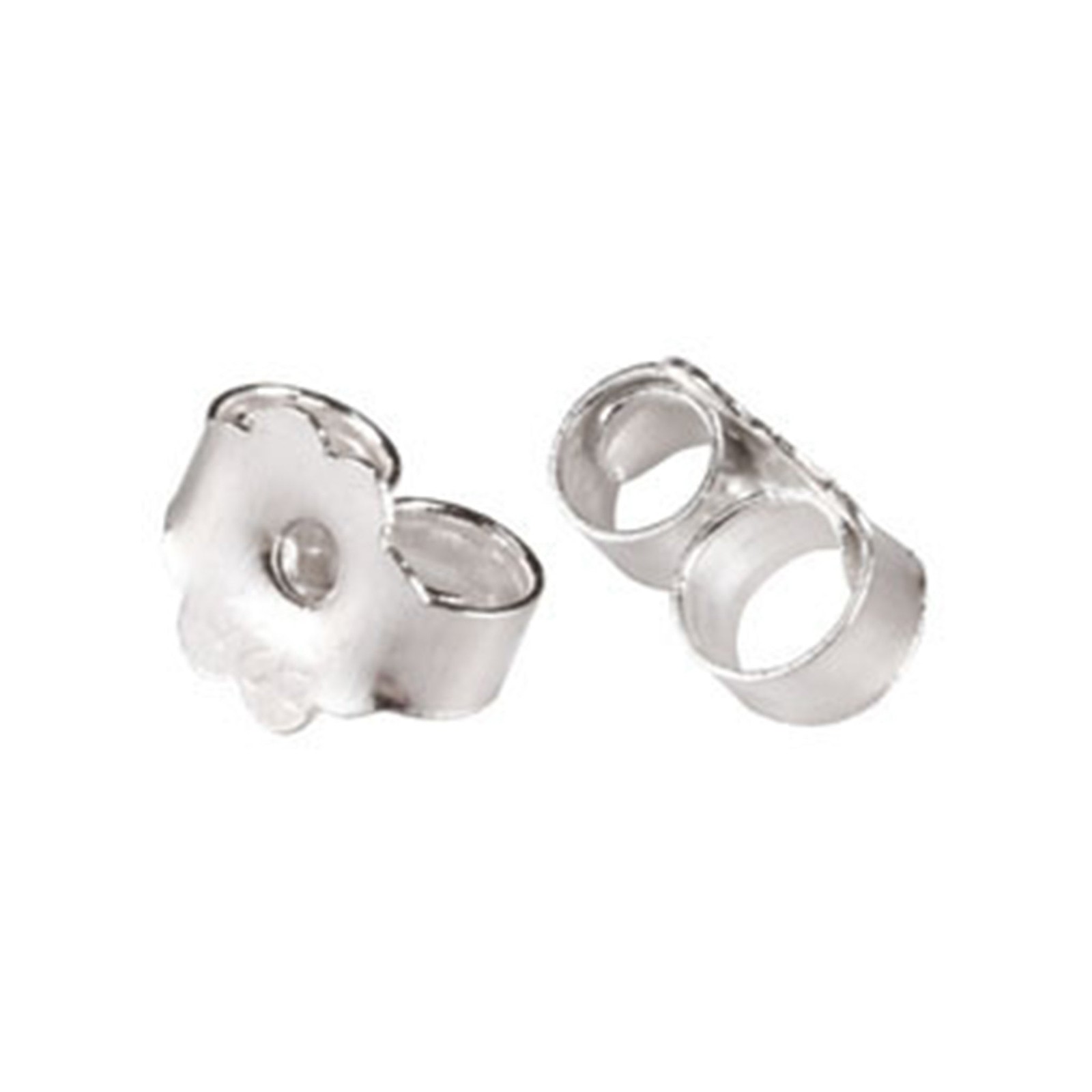 Ear Nuts-Ear Backs in Sterling Silver 4.5×0.25mm Thick
