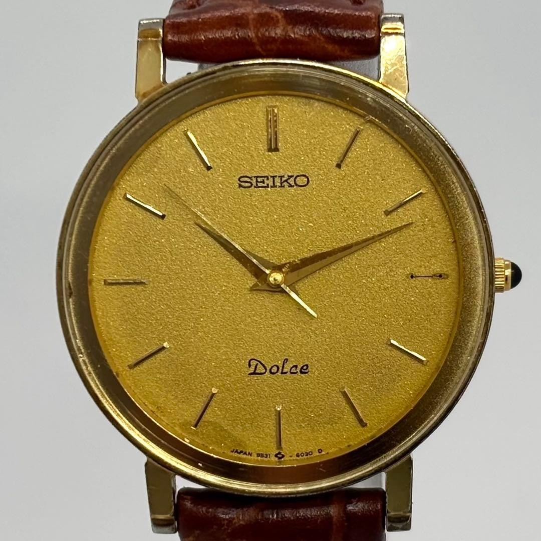 New battery, fully functional. SEIKO Dolce dress watch, boys’ wristwatch, go