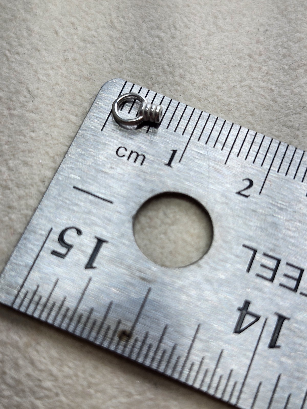 20 Sterling Silver Coil Crimp End Caps, Bail, Jewelry, Precious Metal Clay