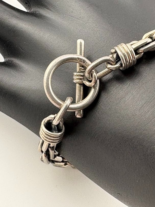 925 STERLING SILVER 5MM PRINCE OF WALES CHAIN BRACELET 8″ UNISEX 25.5G 1639