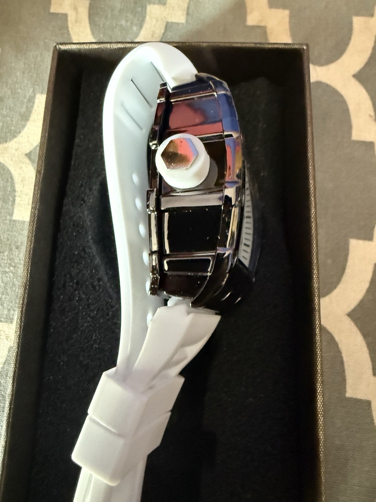 Aj Custom Designed I’m The USA White Watch
