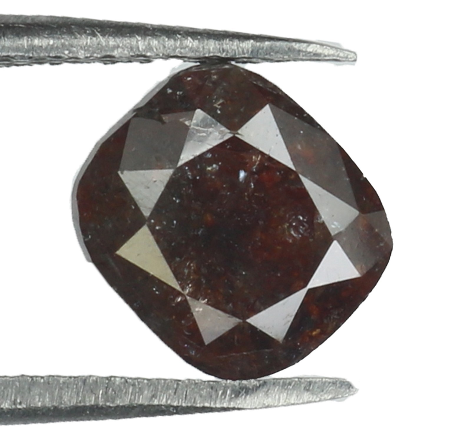 Natural Loose Diamond Cushion Brown Color I3 Clarity 6.90 MM 1.29 Ct KR1046