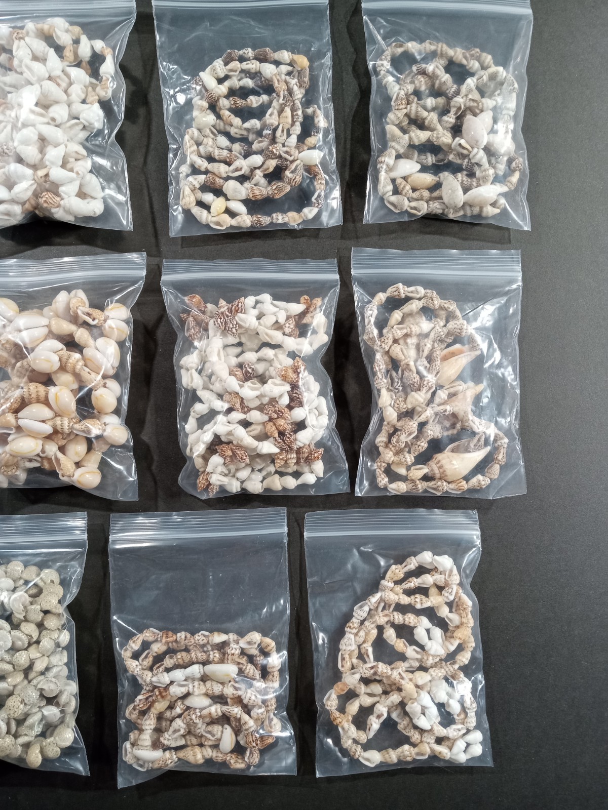 Lot Of 14 Seashell Necklaces 30-34in Long Mixed Earthy Tones Beach Vacation Vibe