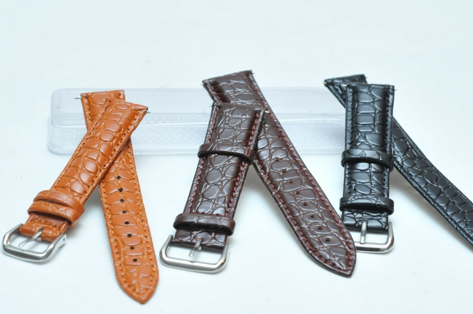 Genuine Alligator Leather Watch Strap Band 14mm, 16mm, 18mm, 20mm,22mm