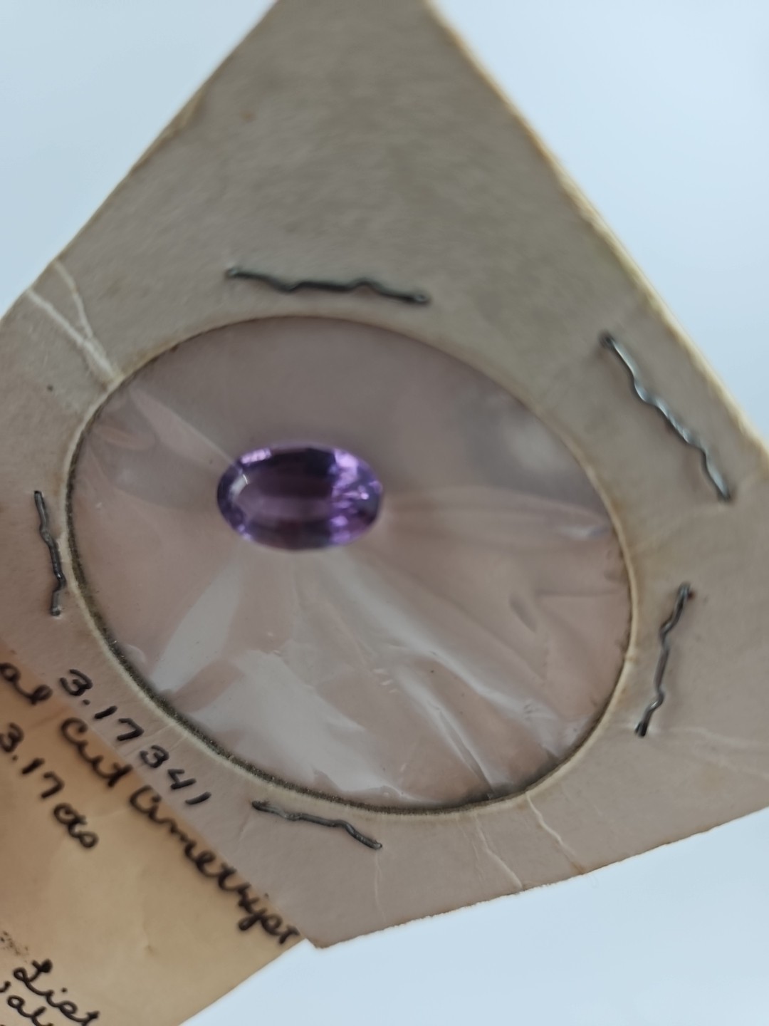 3.17ct 11x5mm Oval Amethyst