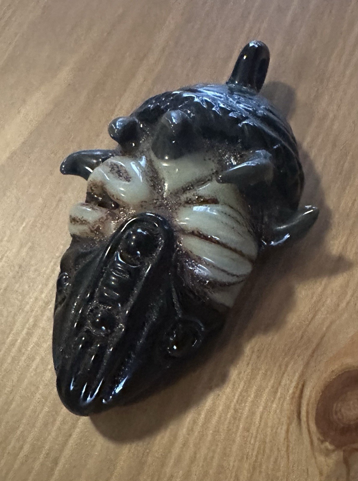 Creep Glass Gas mask Goon Pendant