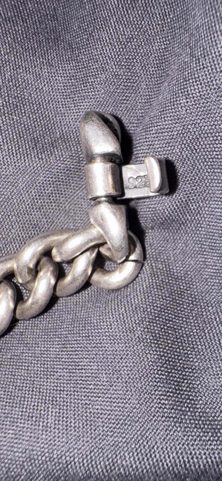 Studebaker Metals Signature Neck Chain 16” Sterling Silver Work Patina