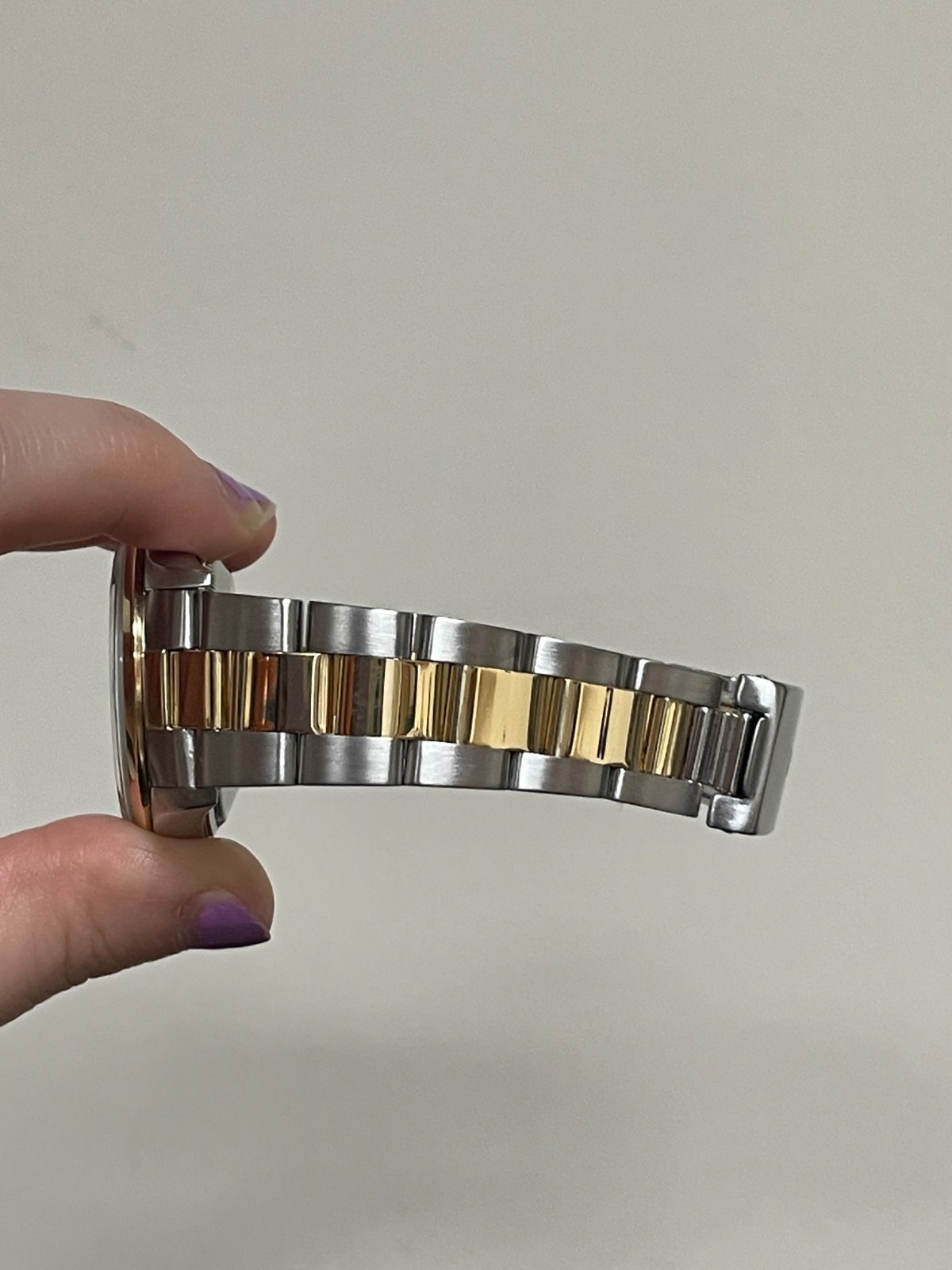 2005 Rolex Date 15203 Rhodium Dial TT 18kt with Papers 34mm