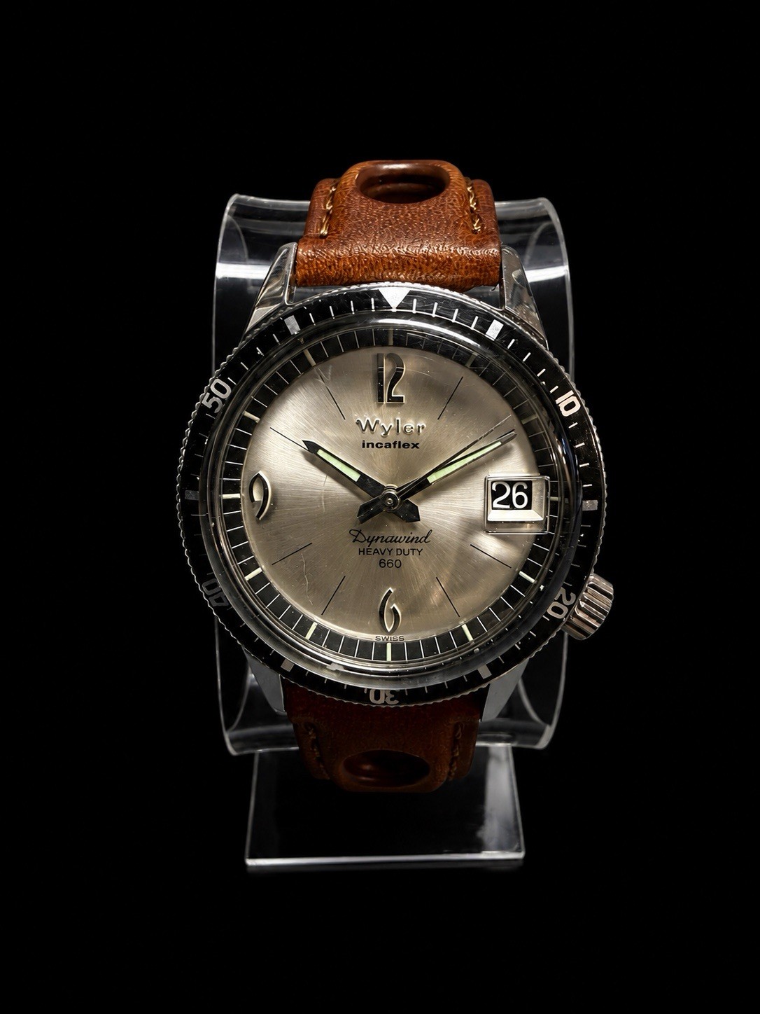 Vintage Wyler Incaflex Dynawind Watch Heavy Duty 660