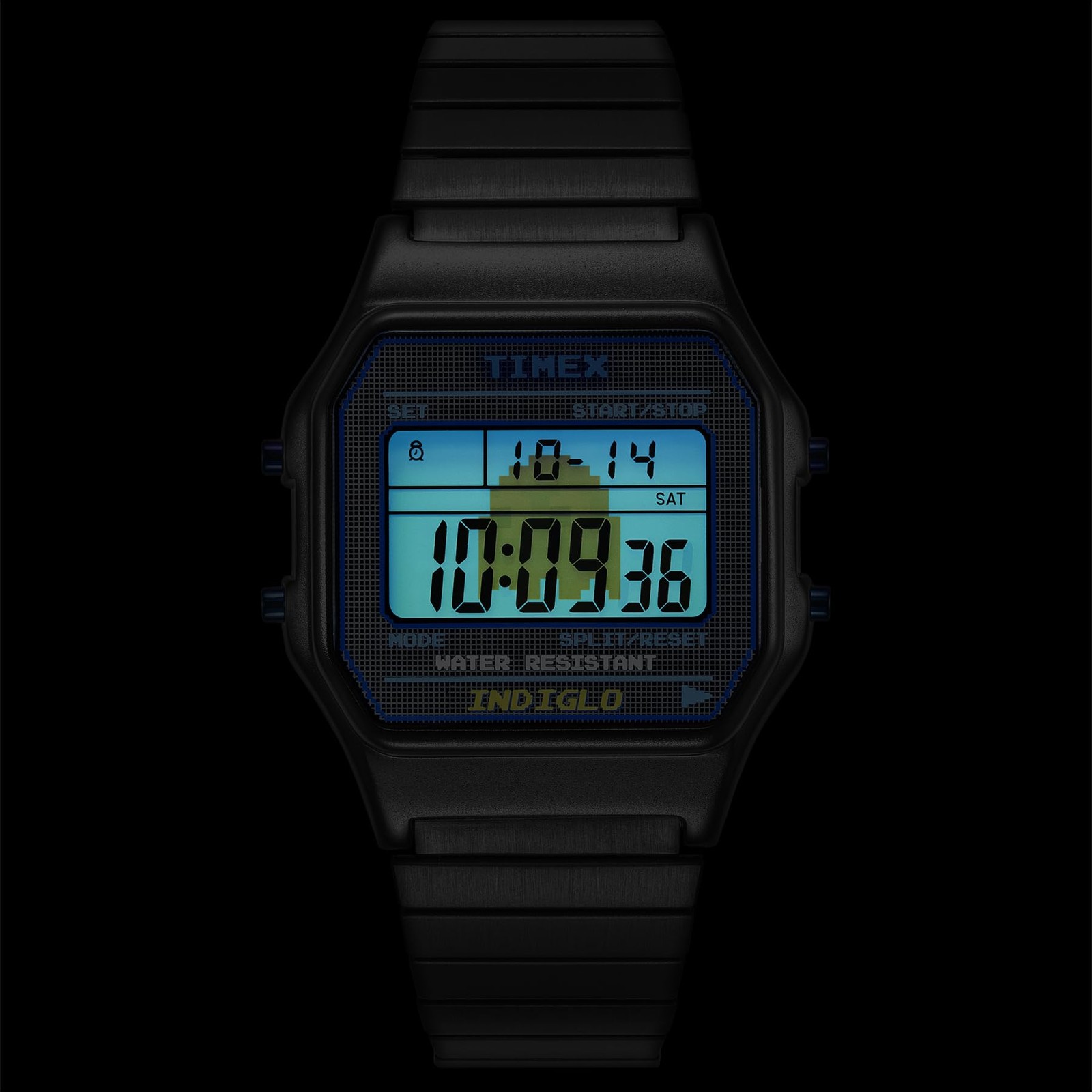 TIMEX PAC MAN TW2V94200 Black Brass Plastic Quartz Men’s Watch New in Box