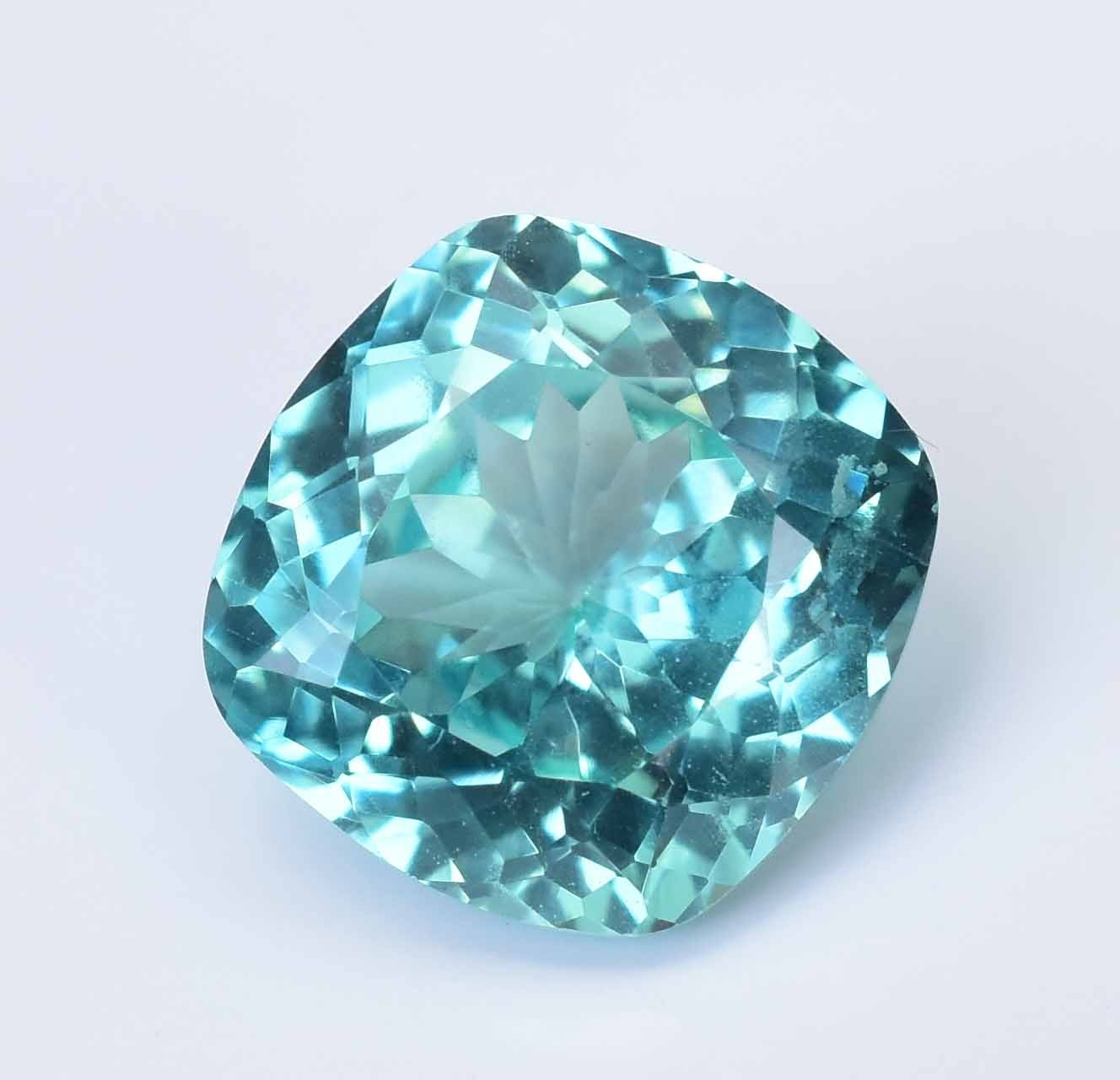 Natural Serendibite 6.65 Ct Green Bluish Unheated AGL Certified Loose Gemstone