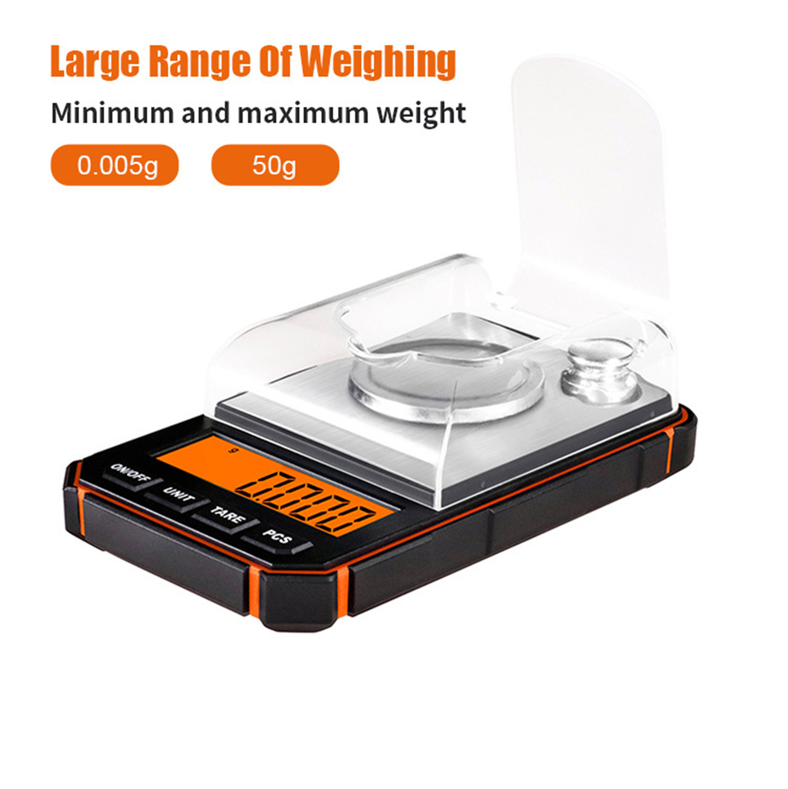 0.001g Mini Electronic Scale Scale Precision Milligram 50g Calibration Weights