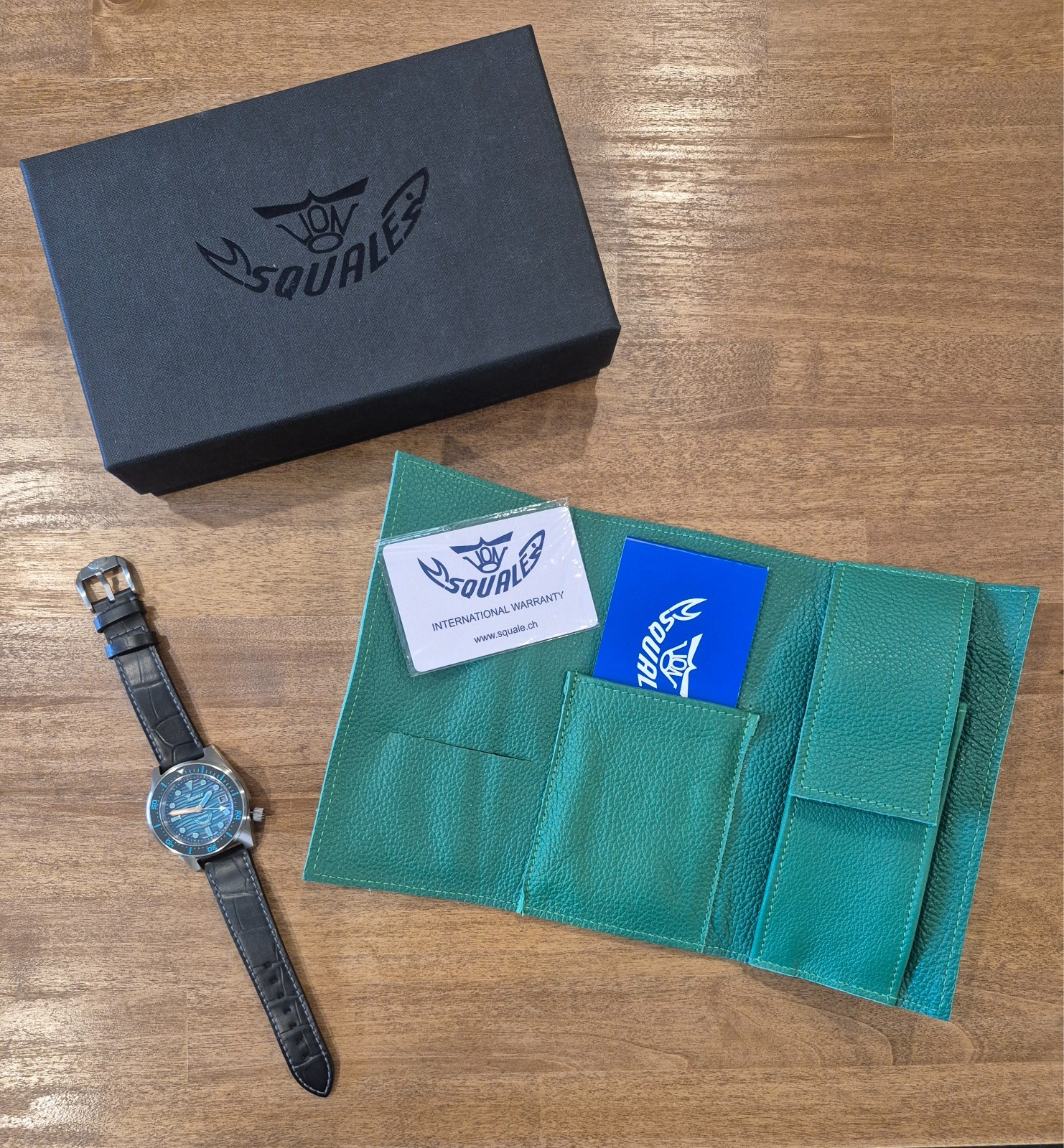 Squale Master Grand Vert Titanium Watch MASTIBKGR.RAL