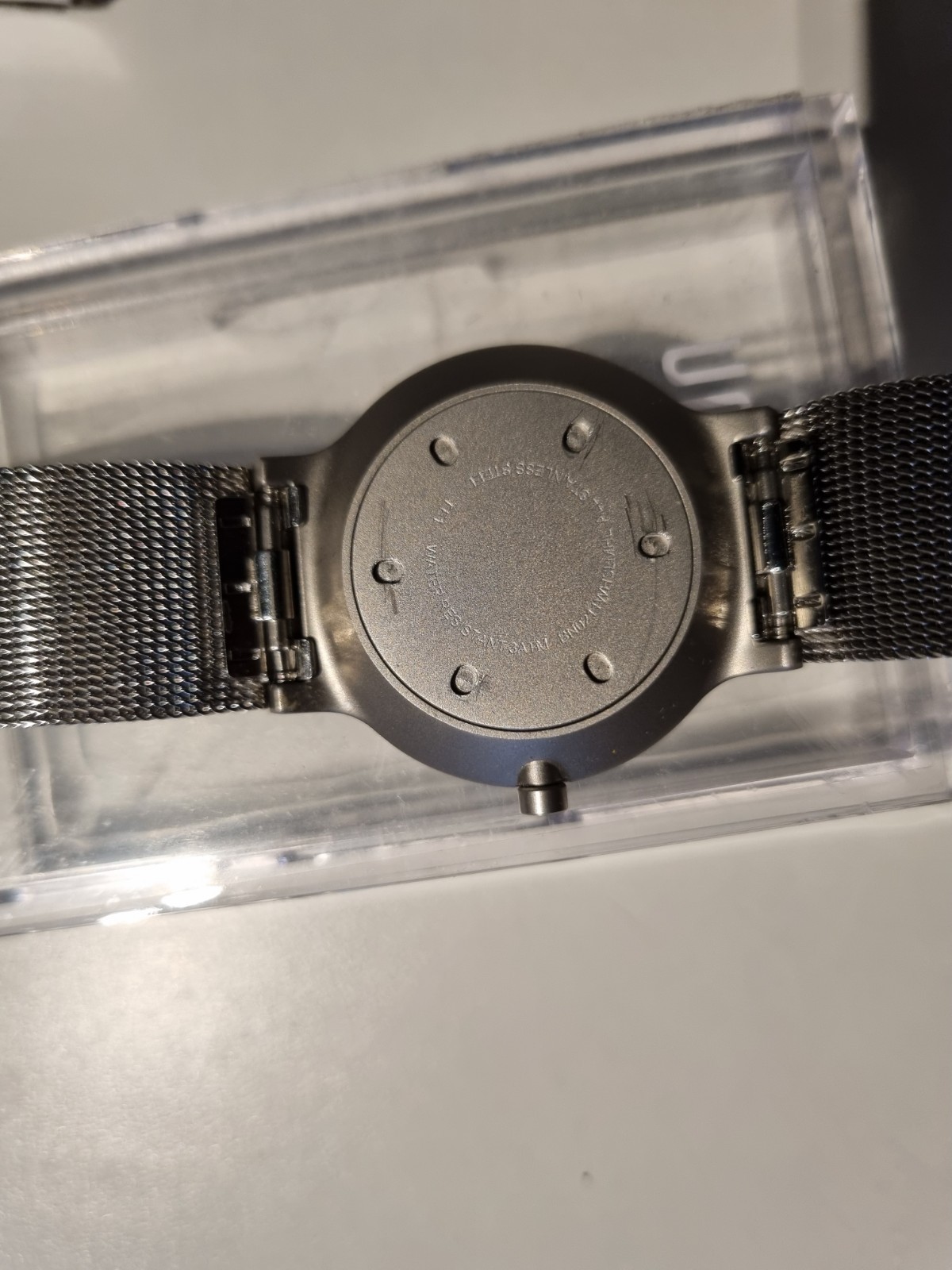 Braun Ladies Classic Watch BN0211WHSLMHL with Silver Mesh Bracelet