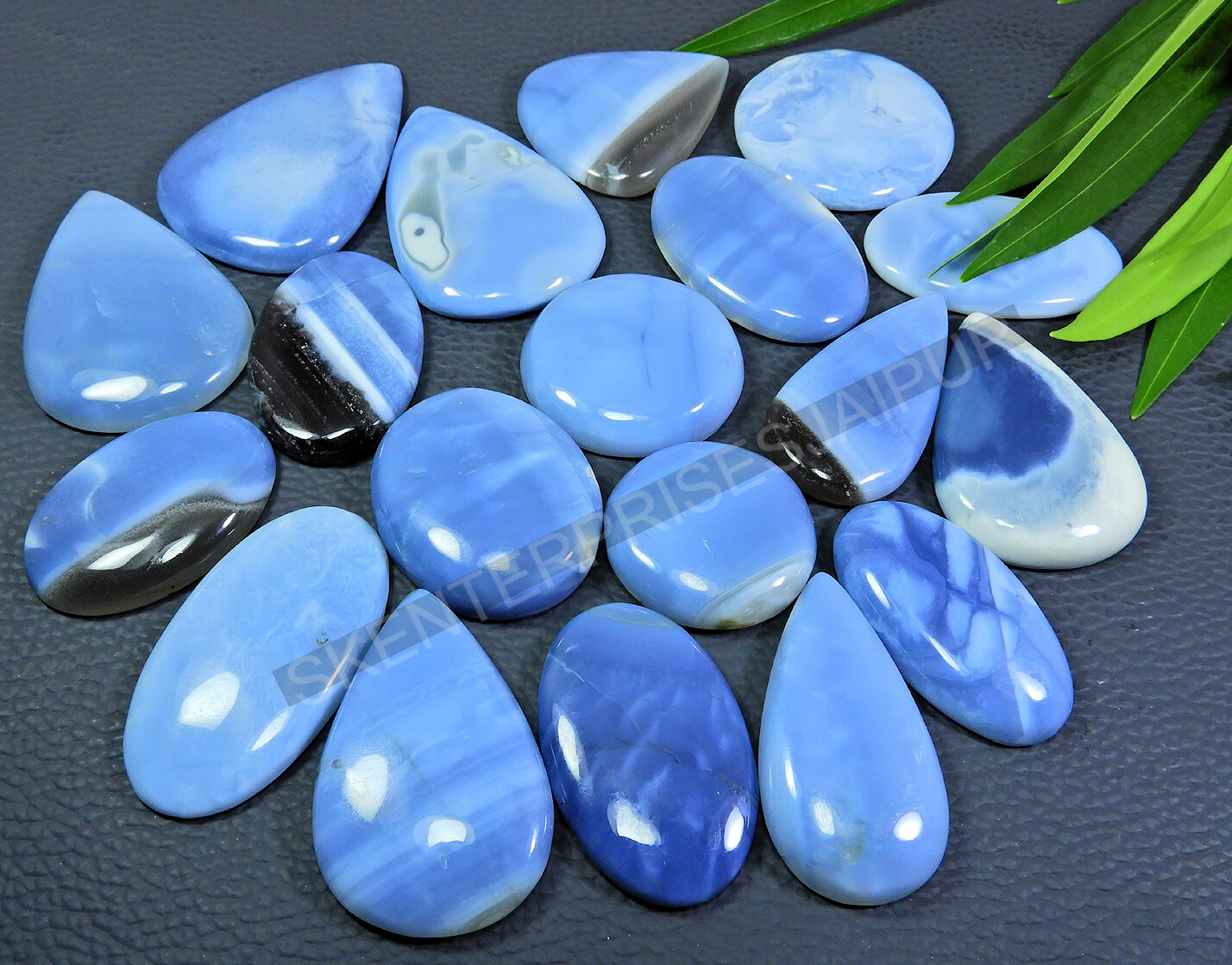 AA++ Quality Natural Owhyee Blue Opal Gemstone Loose Cabochon Wholesale Lot
