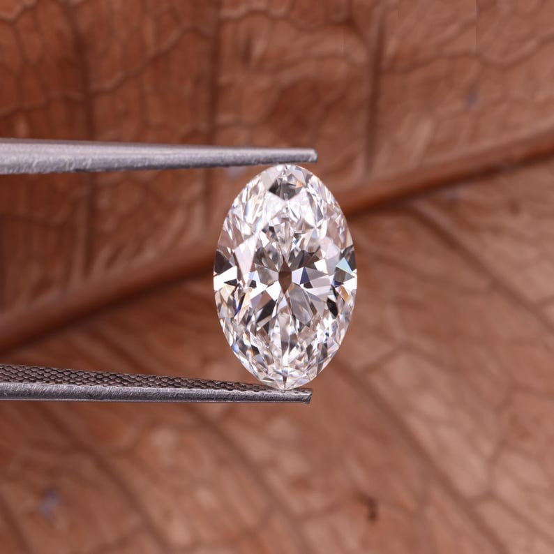 CERTIFIED 5.15 Carat Natural Diamond D Grade Oval CUT LOOSE VVS1/ 13.2 mm