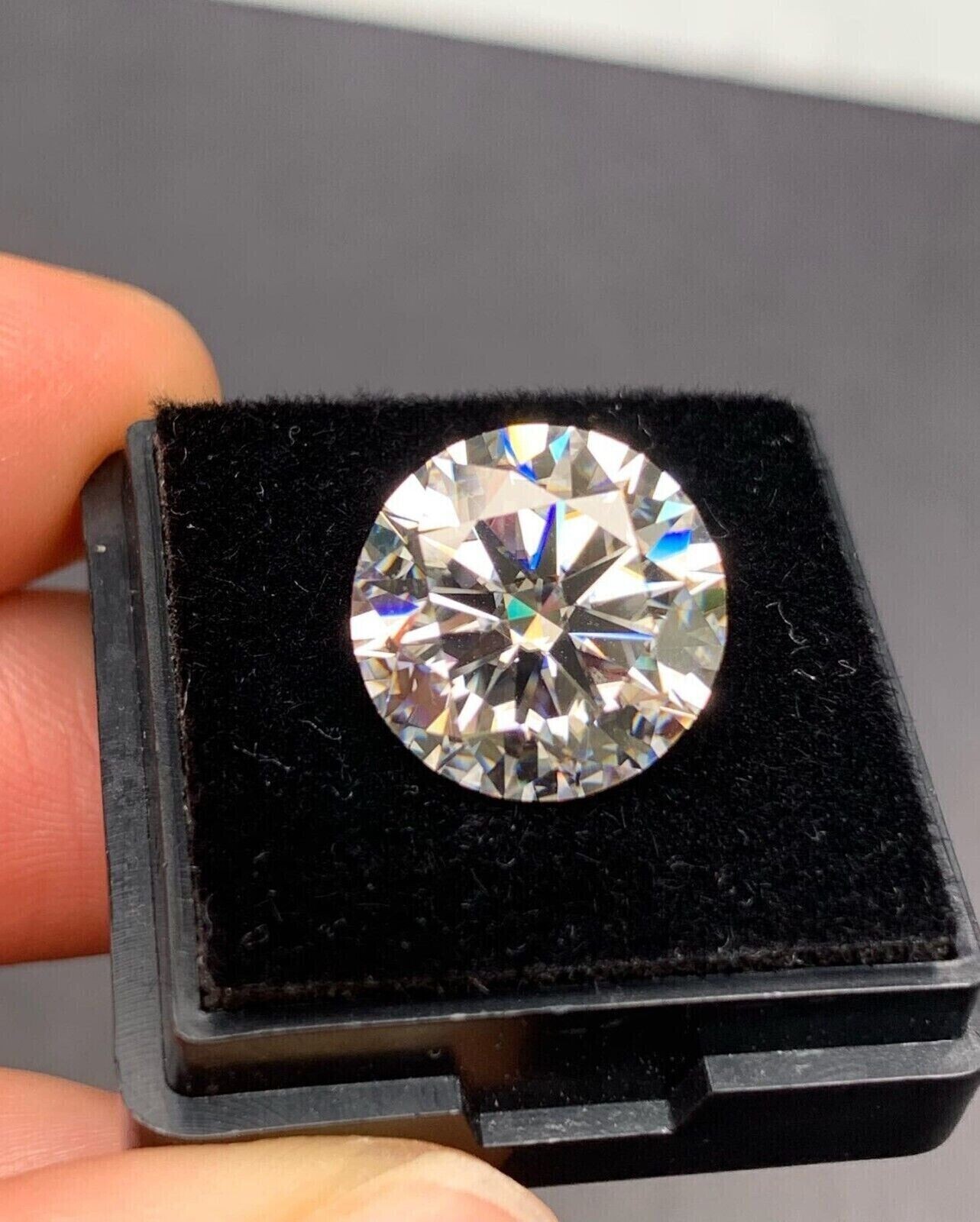 9.55CT Certified Natural Diamond Round Cut D Grade loose DiamondVVS1 14x14x10 mm