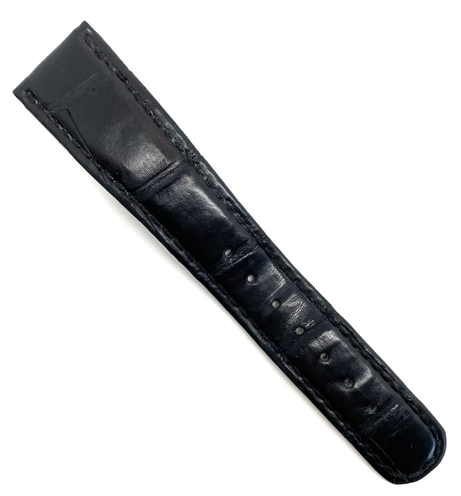 A. Lange Sohne 20mm x 16mm Black Alligator Watch Strap Band Authentic OEM