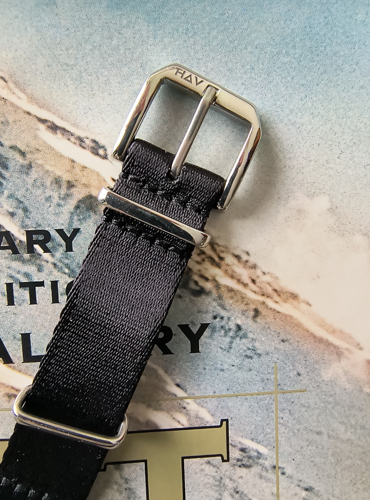 Haveston Parade Series – Black No. 1 – One-Piece Watch Strap – 18mm