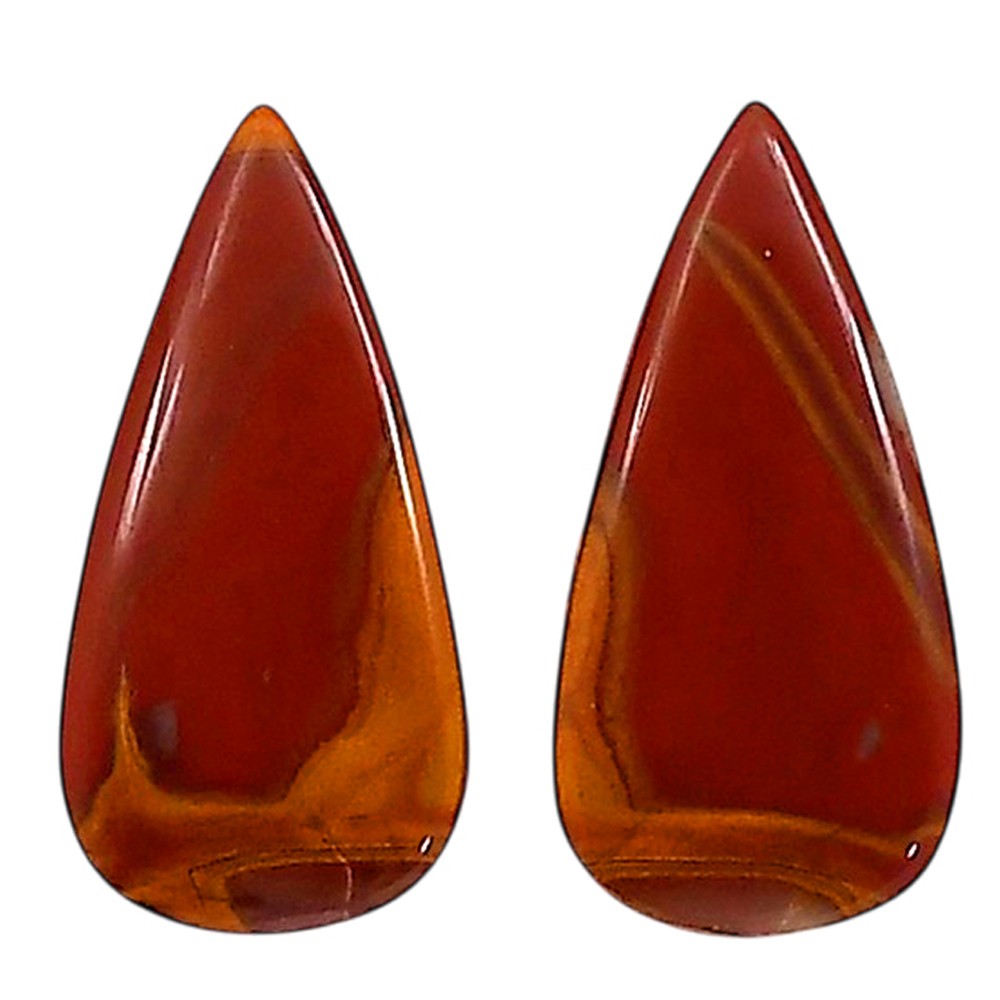 Natural Noreena Jasper 11.5x23x4.3 mm Pear Shape Polished Gemstone LS131-06689