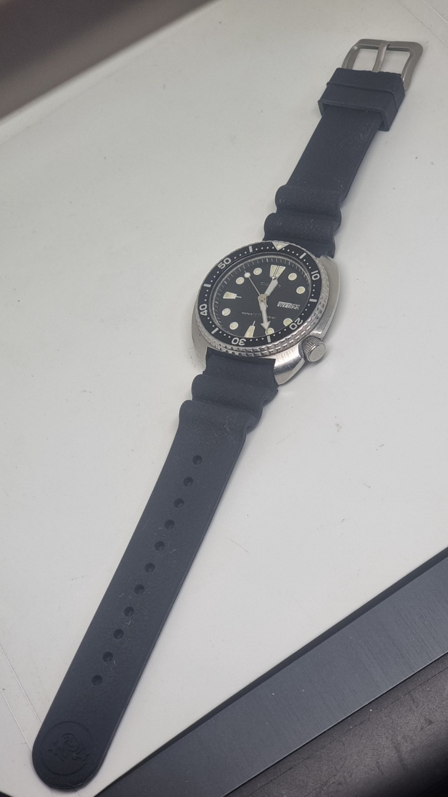 Vintage 1984 Seiko 6309-7040 Watch Original Suwa dial and Hands and Bezel