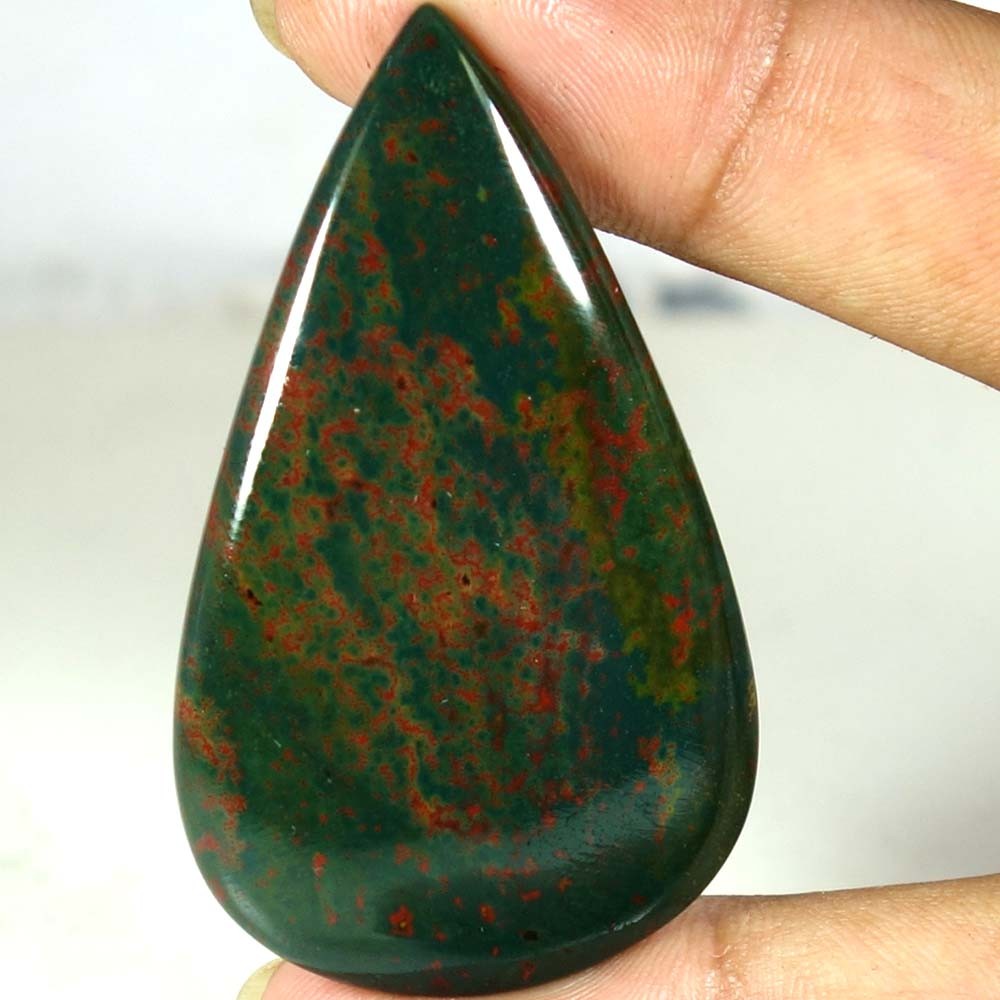 72.70Cts 100% Natural Excellent Blood Stone Oval Cab Loose Gemstone 32x 54x 06mm