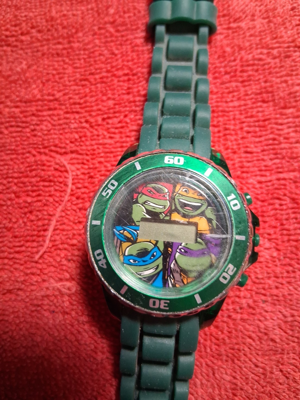Vintage Teenage Mutant Ninjas Turtles Watch Unisex Digital TMN4008AZ LR626 2020