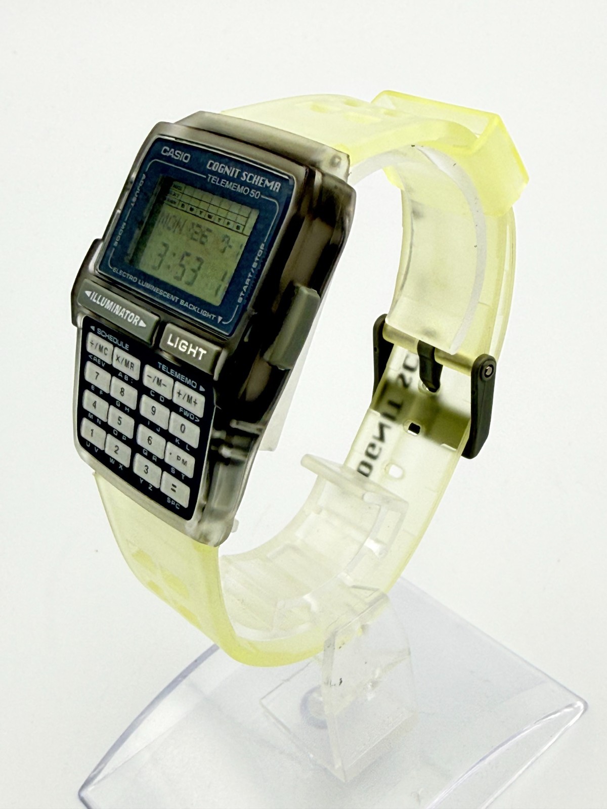 CASIO DBC-63 Cognit Schema Nazca Data Bank Digital Calculator Watch – Rank A