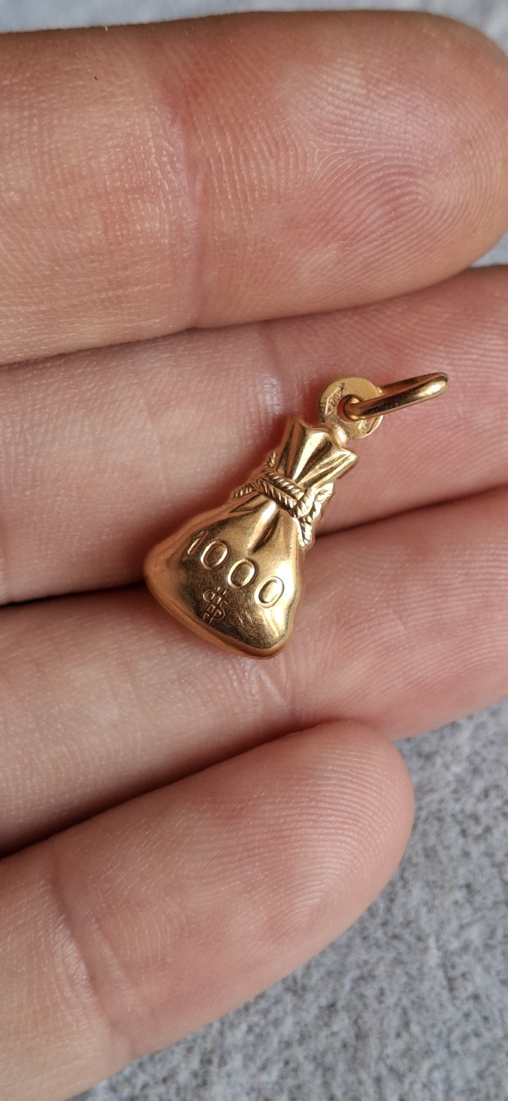 Vintage 9ct Gold $1000 Pendant Charm