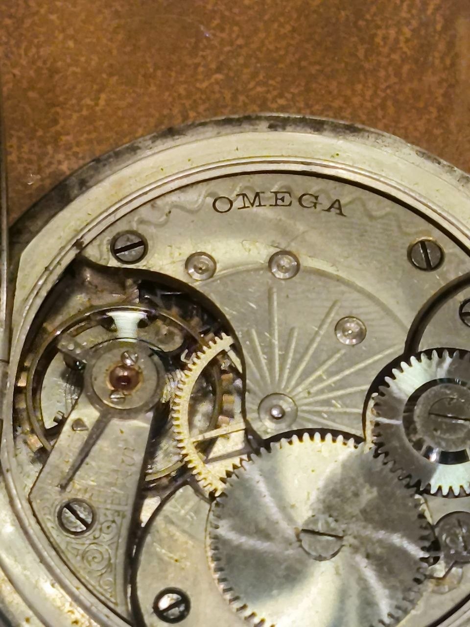 Vintage Pocket Watch Omega – Silver Case – For Restoration or Parts
