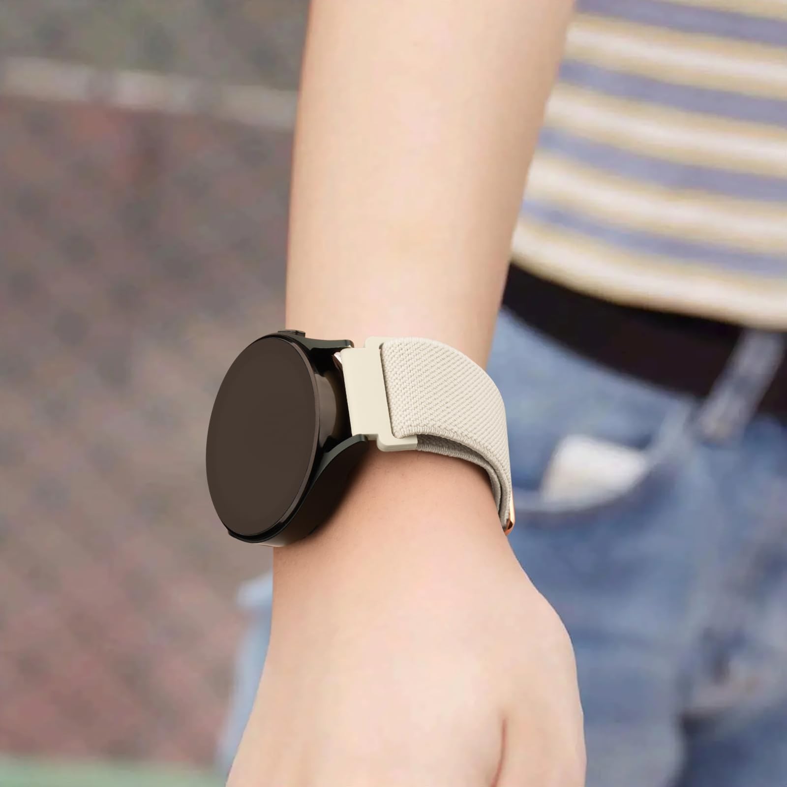 6 Pack Elastic Bands for Samsung Galaxy Watch 7 Band 40mm 44mm, Adjustable So…