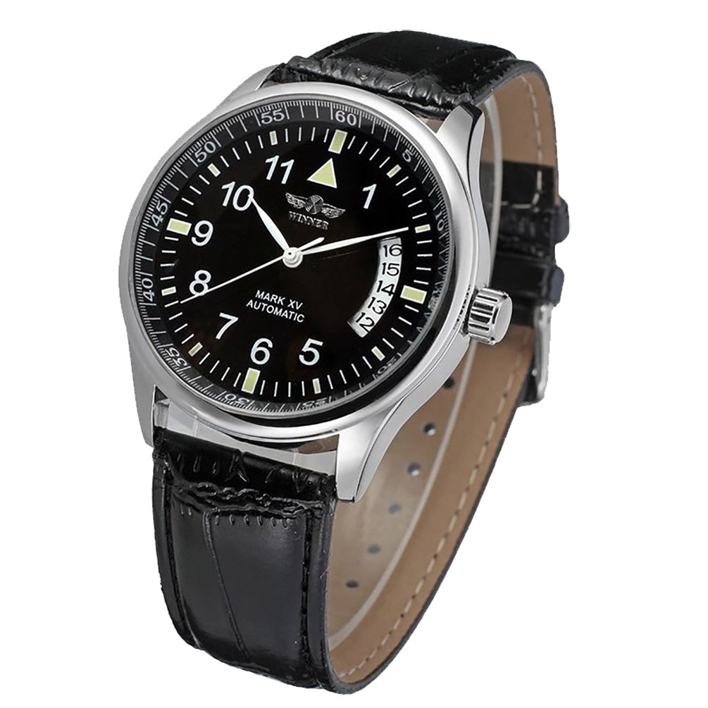 Classic Mechanical Sports Watch Self-winding AUTO Date Automatic Watches for Men