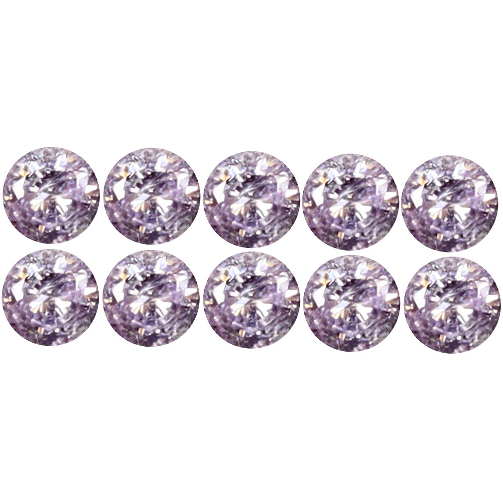 0.09 ct (10 pcs Lot) Best CALIBRATED SIZE(1 x 1 mm) Round Cut Diamond Gemstone