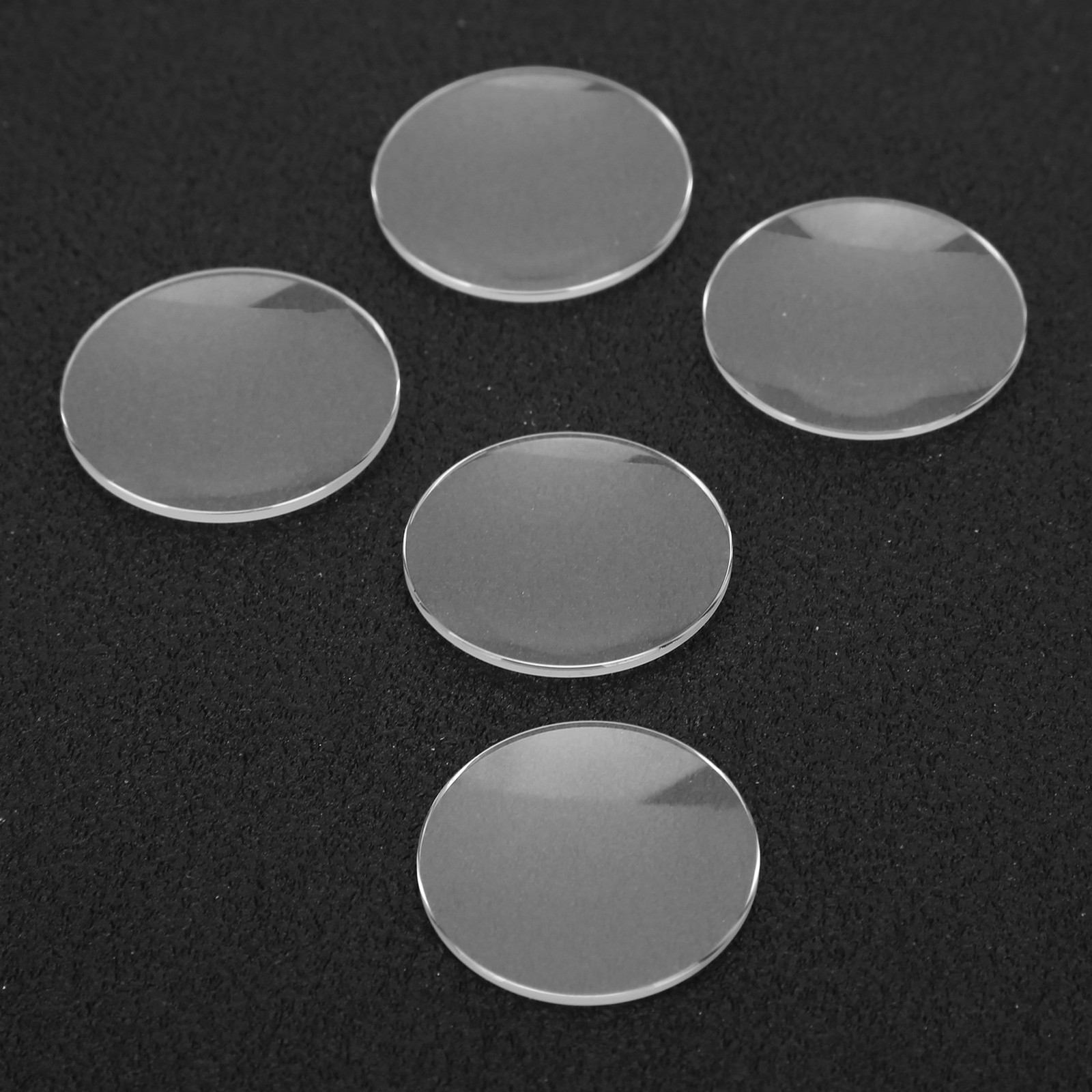 5PCS 25.5mm-27.5mm Single Dome Sapphire Watch Crystal Glass 1.7mm Thickness❀