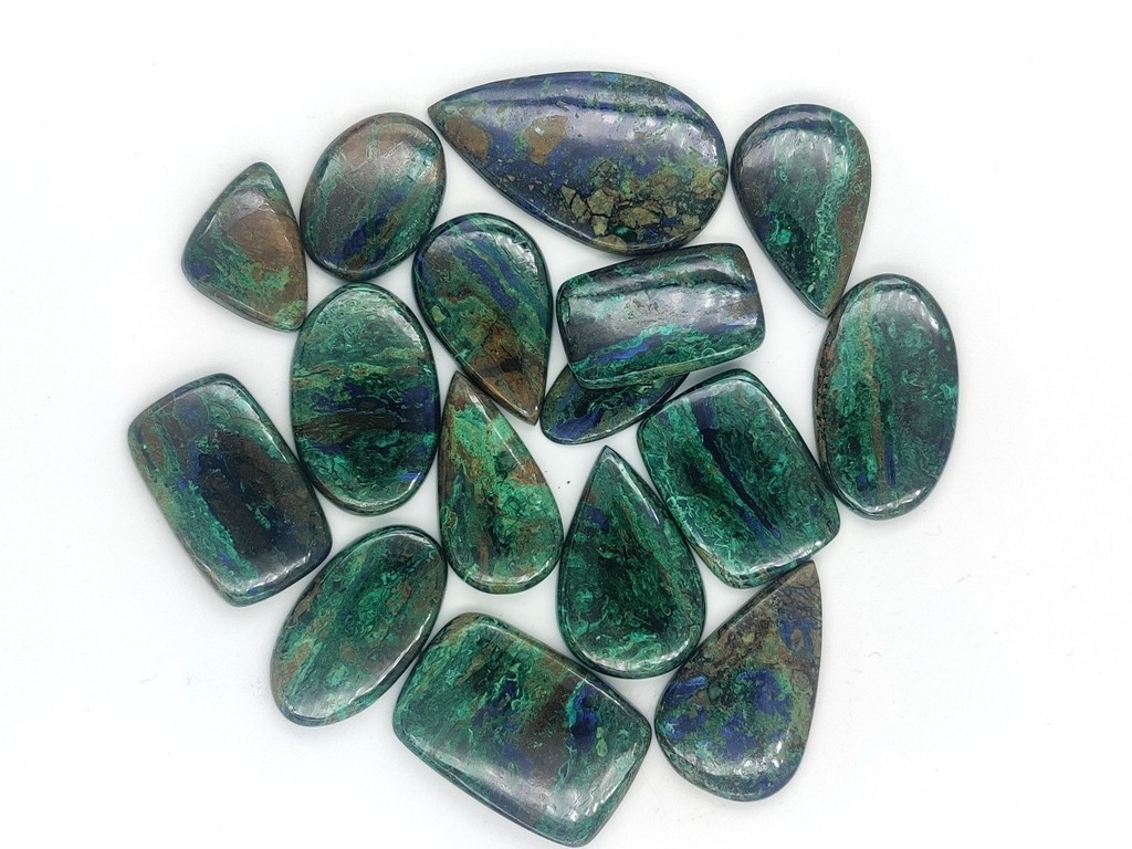 Natural Shattuckite Cabochon Gemstone For Making Jewelry Wholesale Lot 71333