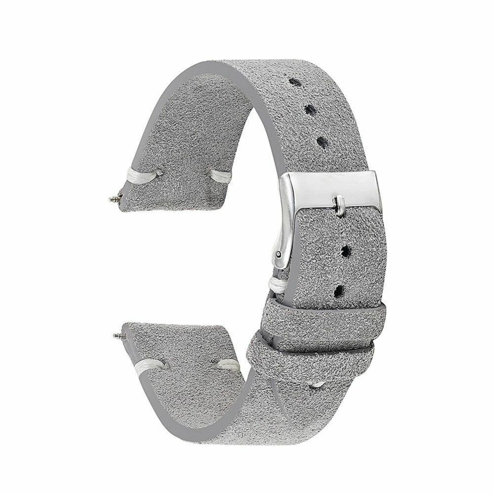 Watch Strap Alcantara Velvet Suede Leather Watchband Replacement Wrist Straps