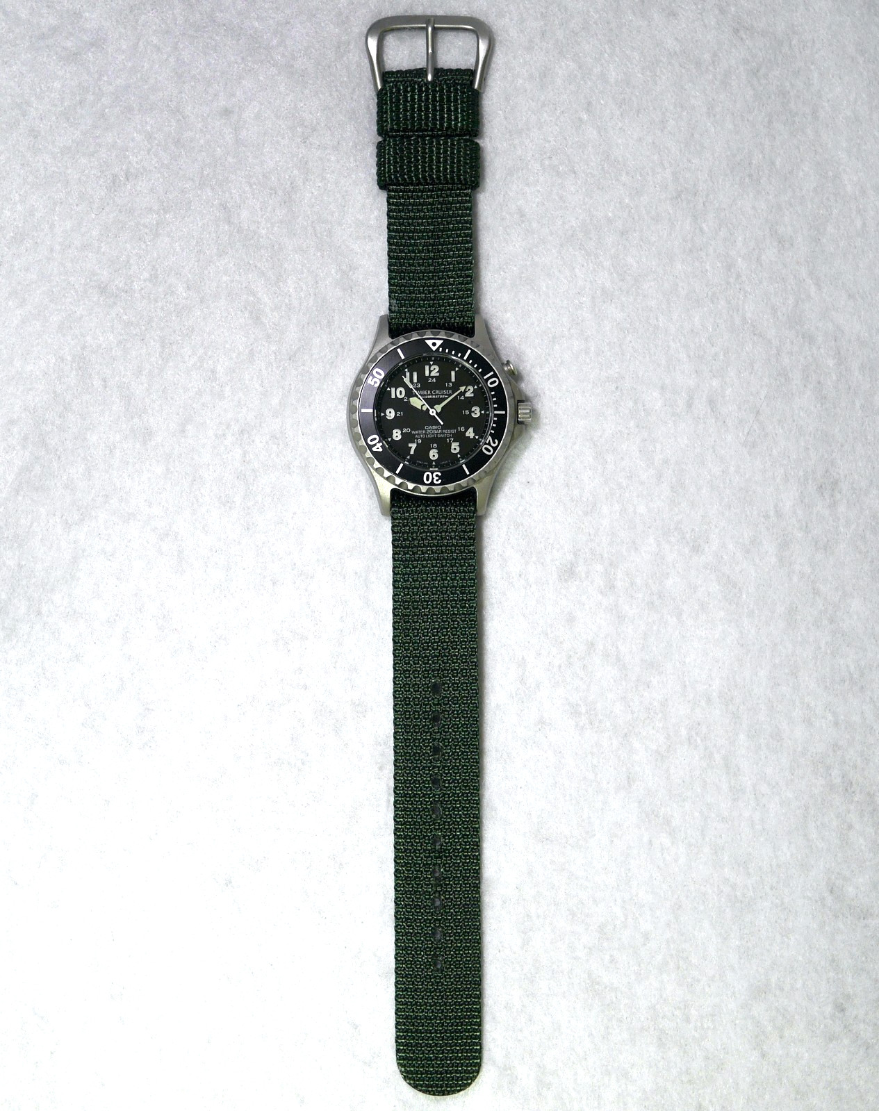 CASIO TIMBER CRUISER TIC-3 Backlight Luminous Men’s Field Watch 1995 Japan