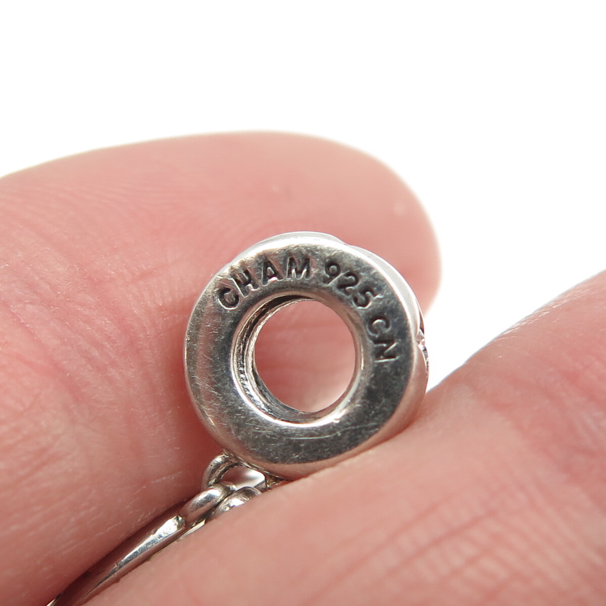 CHAMILIA 925 Sterling Silver C Z “You Are My Universe” Slide Dangling Charm